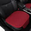 Mu Bao MUBO car cushion linen square pad front row single-piece cushion four seasons common cushion non-slip office chair seat cushion black