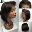 Swingingforest 9A Bob Lace Front Wigs With Baby Hair 150 Density Pre Plucked Human For Black Women Brazilian Virgin Short Cut Wig swingingforest kopen in de aanbieding Swingingforest 9A Bob Lace Front Wigs With Baby Hair 150 Density Pre Plucked Human For Black Women Brazilian Virgin Short Cut Wig swingingforest kopen in de aanbieding