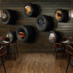 Colomac Custom Mural Wallpaper European Style Retro Automobile Tires Wood Grain Wall Painting Living Room Cafe Restaurant 3D colomac kopen in de aanbieding Colomac Custom Mural Wallpaper European Style Retro Automobile Tires Wood Grain Wall Painting Living Room Cafe Restaurant 3D colomac kopen in de aanbieding