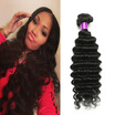 Abalance Malaysian Deep Wave Virgin Hair Extensions Natural Black 7A Curly Wefts abalance kopen in de aanbieding