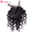 Lace Closure Curly 4X4 Closures Virgin Human Hair Natural Color Hairline With Baby For Black Women Zax zax kopen in de aanbieding