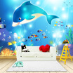 Colomac Custom Photo Wallpaper Modern Underwater World Dolphin Childrens Room Bedroom Non Woven Wall Mural Paintings Prints colomac kopen in de aanbieding Colomac Custom Photo Wallpaper Modern Underwater World Dolphin Childrens Room Bedroom Non Woven Wall Mural Paintings Prints colomac kopen in de aanbieding