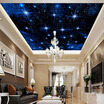 Colomac Custom Large Seamless Mosaic Ceiling Zenith Mural Wallpaper 3D Stereo Starry Sky Landscape Wall Painting Living Room Home Decor colomac kopen in de aanbieding