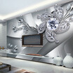 Colomac Custom Any Size 3D Wall Mural Wallpaper Diamond Flower Patterns Background Modern Art Large Painting Living Room Home Decor colomac kopen in de aanbieding Colomac Custom Any Size 3D Wall Mural Wallpaper Diamond Flower Patterns Background Modern Art Large Painting Living Room Home Decor colomac kopen in de aanbieding