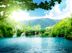 Colomac Custom Photo Wallpaper Modern Mural Nature Green Mountainsrivers Living Room Kitchen Sofa Backdrop colomac kopen in de aanbieding Colomac Custom Photo Wallpaper Modern Mural Nature Green Mountainsrivers Living Room Kitchen Sofa Backdrop colomac kopen in de aanbieding