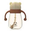 Bei Shibang newborn baby bottle Jingdong self-operated straw bottle wide caliber bottle PPSU bottle golden yellow 240ML