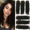 Yavida Hiar Brazilian Hair 3 Bundles Weave Cheap Virgin Deep Wave Tissage Bresilienne yavida kopen in de aanbieding