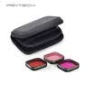 PGYTECH GoPro Hero 65 Camera Sports Camera Diving Filter Accessories Bare Metal Edition - Snorkeling Filter Set Red Snorkel Magenta
