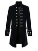 Nulibenna Mens Coat Pure Color Fashion Steam Punk Retro nulibenna kopen in de aanbieding