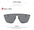 SHAUNA Cool Integrated Lens Women Mirror Pink Gafas de sol reflectantes Fashion Men Black Gafas de sol Gafas de sol