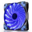 Golden field Golden field cool wind LED glare 12cm mute high air volume desktop host computer cooling water cooling air cooling chassis fan accessories blue 15 lighting effects