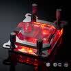 Chasing the Wind PHANTEKS C399A Silver AMD X399 TR4 1950x Computer CPU Water Cooling Head RGB Light Effect Copper Bottom Cooling Viton Military Grade Sealing Material Process