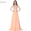 Babyonlinedress Peach Prom Dresses Sheer Lace Chiffon A Line Pageant Bateau Open Back Floor Length Party Gowns Bridesmaid babyonlinedress kopen in de aanbieding Babyonlinedress Peach Prom Dresses Sheer Lace Chiffon A Line Pageant Bateau Open Back Floor Length Party Gowns Bridesmaid babyonlinedress kopen in de aanbieding