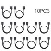 4 Pin Extension Weld Line for RGB LED Strip Light 10 Pack