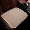Jody car seat four seasons universal car seat cover imitation linen seat car square pad full hemp horizontal square pad beige 1 piece