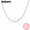 Yeelivan Classic Real Pure 925 Sterling Silver Chain Necklace Women Girls Ladies Box Snake Rope Cross Choker Necklaces Jewelry Wholesale yeelivan kopen in de aanbieding Yeelivan Classic Real Pure 925 Sterling Silver Chain Necklace Women Girls Ladies Box Snake Rope Cross Choker Necklaces Jewelry Wholesale yeelivan kopen in de aanbieding