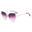 SHAUNA mujeres extragrandes sin montura gafas de sol moda señoras gradiente rosa sombras del color UV400