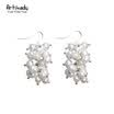 Artilady Fashion Genuine Pearl Drop Earrings High Quality Natural Freshwater Pearl Earrings For Women Jewelry