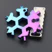 Herramienta de diseño de copos de nieve portátil de 18 en 1 herramienta increíble Herramienta de acero inoxidable para múltipl