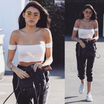 Canis Us Stock Fashion Women Sexy Casual Off Shoulder Tank Top Vest Blouse Crop Tops canis kopen in de aanbieding