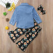 Duopindun Canis Toddler Kids Baby Girls Denim T Shirt Sunflower Pants Headband Outfits Set duopindun kopen in de aanbieding Duopindun Canis Toddler Kids Baby Girls Denim T Shirt Sunflower Pants Headband Outfits Set duopindun kopen in de aanbieding