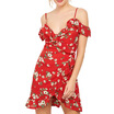 Gbtiger Floral Boho Mini Holiday Wrap Dress gbtiger kopen in de aanbieding