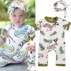 Conjunto de traje de ropa de traje de mono de mono de bebé recién nacido bebé niño niña bebé