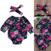 Duopindun Au Stock Newborn Baby Girls Floral Bodysuit Romper Jumpsuit Outfits Set duopindun kopen in de aanbieding