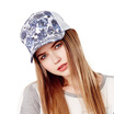 Joy Collection Carmen Kenmont Km 3363 Ladies Springautumn Street Hip Hop Fashion Print Baseball Hat Blue joy collection kopen in de aanbieding