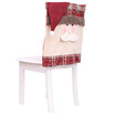 Canis Christmas Chair Cover Santa Claus Snowman Decorations For Home Back canis kopen in de aanbieding