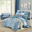 Joy Collection Mercury Home Textiles Cotton Satin Active Printing Four Piece Blue Mountain Coffee Increase Double 18 Meter Bed joy collection kopen in de aanbieding Joy Collection Mercury Home Textiles Cotton Satin Active Printing Four Piece Blue Mountain Coffee Increase Double 18 Meter Bed joy collection kopen in de aanbieding