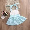 Cute Toddler Kid Baby Girls Summer Dress Sleeveless Princess Party Pageant Dress
