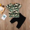 Duopindun Newest Toddler Kids Boys Camo Tops T Shirt Pants 2Pcs Outfits Set Clothes 1 6T duopindun kopen in de aanbieding