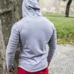 Sudadera con capucha delgada de invierno para hombre Cálido Cremallera con capucha Sudadera con capucha Chaqueta de abrigo Out