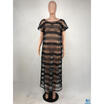 Meihuid Us Women Sexy Long Sleeve Mesh Clubwear Plus Size Stripe Beach Perspective Dress meihuid kopen in de aanbieding Meihuid Us Women Sexy Long Sleeve Mesh Clubwear Plus Size Stripe Beach Perspective Dress meihuid kopen in de aanbieding