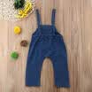 Summer Kids Girls Denim Strap Romper Jumpsuit Playsuit Outfit Clothes Overalls