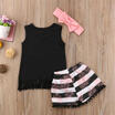Duopindun Toddler Kids Baby Girl Vest Tops T Shirtshort Pantsheadband Outfit Set Clothes duopindun kopen in de aanbieding Duopindun Toddler Kids Baby Girl Vest Tops T Shirtshort Pantsheadband Outfit Set Clothes duopindun kopen in de aanbieding