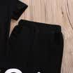 Toddler Kids Baby Boy Outfits Clothes No pain no gain T-shirt TopPants 2pcs Set