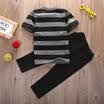 Toddler Baby Kids Fashion Boy Girl Camisetas Tops Pantalones largos Conjunto de ropa Trajes