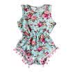 Chicas florales Romper bebé recién nacido mono de una pieza Traje de verano Trajes de sol Conjuntos