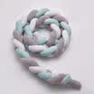 Lovely Baby Soft Knot Almohada Trenzada Cuna Parachoques Decorativo Ropa de cama Cojín Déco