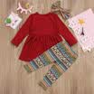 Acción de gracias niños niñas bebés ropa camiseta tops vestido polainas pantalones Reino Unido