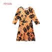 Moda mujer madre hija vestidos a juego verano vestido de niña ropa trajes
