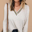 Meihuid Us Women Casual Tops Shirt Loose Fashion V Neck Blouse Cotton Long Sleeve meihuid kopen in de aanbieding Meihuid Us Women Casual Tops Shirt Loose Fashion V Neck Blouse Cotton Long Sleeve meihuid kopen in de aanbieding