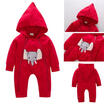 Canis Cotton Infant Baby Boy Girl Hooded Romper Jumpsuit Autumn Winter Clothes Outfits canis kopen in de aanbieding