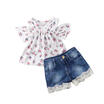 Meihuid Us Cute Newborn Kid Baby Girls Off Shoulder Flower Tops Denim Pants Outfits 2Pcs meihuid kopen in de aanbieding Meihuid Us Cute Newborn Kid Baby Girls Off Shoulder Flower Tops Denim Pants Outfits 2Pcs meihuid kopen in de aanbieding
