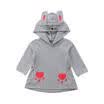 Niños recién nacidos bebé niña vestido estampado animal mangas largas Tops trajes Ropa