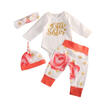 Duopindun Uk 4Pcs Set Infant Baby Girls Flower Romper Long Pants Leggings Outfits Clothes duopindun kopen in de aanbieding Duopindun Uk 4Pcs Set Infant Baby Girls Flower Romper Long Pants Leggings Outfits Clothes duopindun kopen in de aanbieding