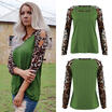 Meihuid Ladies Women Summer Loose Casual Leopard Long Sleeve Lace T Shirt Tops Blouse meihuid kopen in de aanbieding