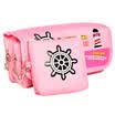 Shaoxi culture simple creative large capacity canvas pencil boy models - naval wind children&39s students pencil bag stationery elegant powder